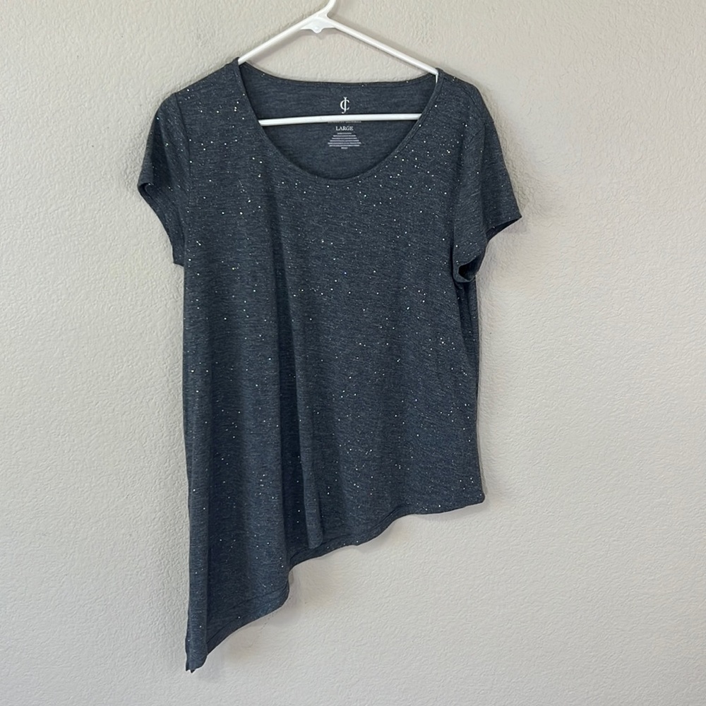 Juice Couture Asymmetrical Blouse Size Large